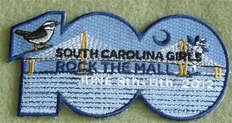 Girl Scouts South Carolina Girls Rock The Mall 100th Anniversary Patch