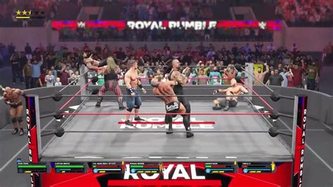 Royal Rumble 2023 Wwe 2k23 10 Man Royal Rumble Full Match Gameplay Wwe