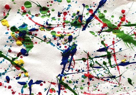 splatter painting paint lesson  easy