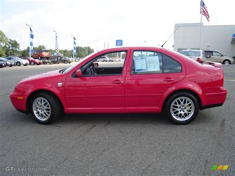 2003 Tornado Red Volkswagen Jetta Wolfsburg Edition 1 8T Sedan