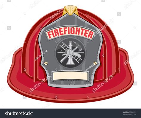 Firefighter Helmet Black Is An Illustration Of A Black Firefighter