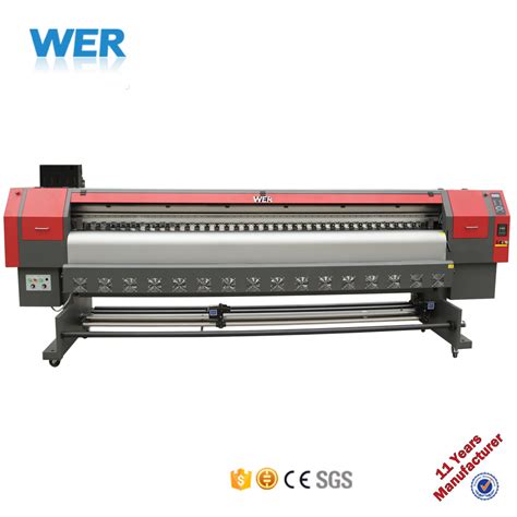 Inkjet Eco Solvent Printer Large Format Digital Flex Printing Machine