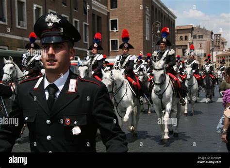 Soldiers Marching At The 2nd June Parade In Rome Italy Stock Photo Alamy