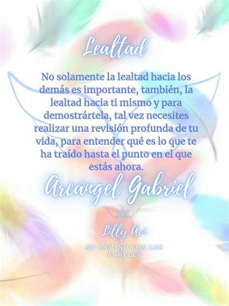 A Poem Written In Spanish With Colorful Feathers And The Words Angel