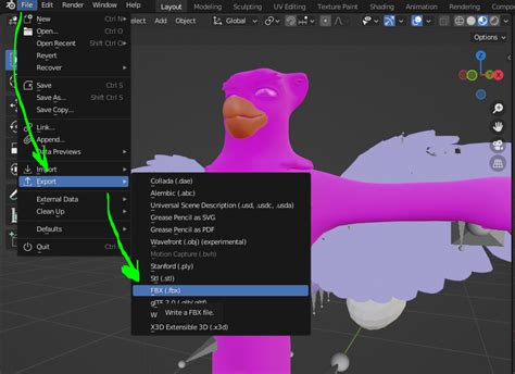 Blender To Ue Armature Fbx Export Steps Games Live Capture