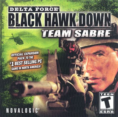 Delta Force Black Hawk Down Team Sabre Cover Or Packaging Material