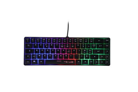 Clavier Gaming The G Lab Keyz Hydrogen Azerty Pour Pc Ps Et Xbox Noir