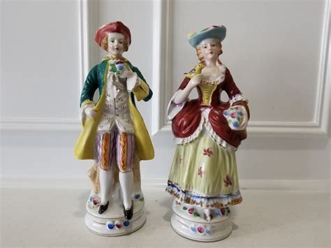 Collectibles Art Collectibles Vintage Victorian Lady And Gentlemen