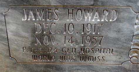 James Howard Jones 1917 1957 Mémorial Find A Grave