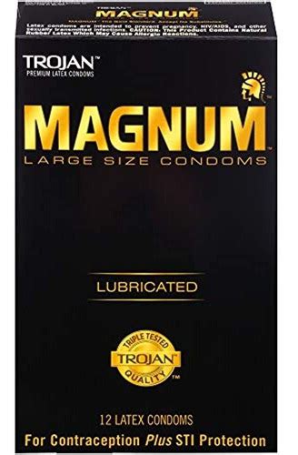 Troya Magnum De Gran Tamaño De Los Condones Lubricados 1 Cuotas Sin