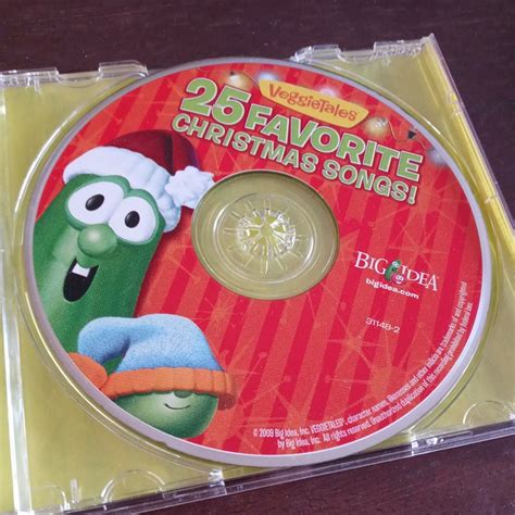 VEGGIETALES - 25 FAVORITE CHRISTMAS SONGS! CD no manual - CDs