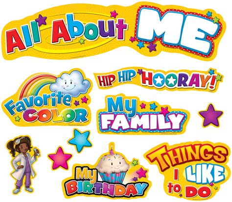 All About Me Clipart