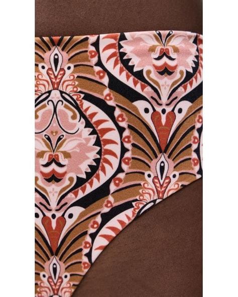 FARM Rio High Waist Bikini Bottoms Lyst