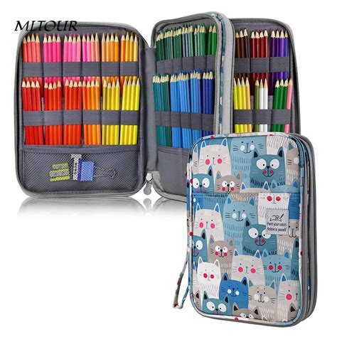 192/96 Slots Colored Pencil Case, Large Capacity Pencil Holder Pen ...