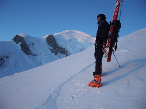 Monte Bianco Con Guida Alpina Vie Normali White Blue Mountain Guides