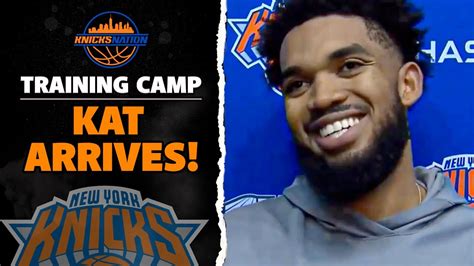 Karl Anthony Towns Arrives At Knicks Camp Early Takeaways YouTube