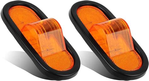 Amazon Partsam Pcs Mid Turn Signal Amber Marker Light Rubber