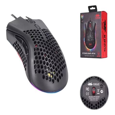 MOUSE GAMER FIO RGB COLMEIA 7200 DPI KANUP KP MU007