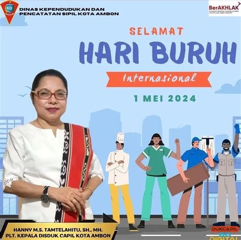 Hari Buruh Internasional Disdukcapil Ambon