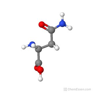 D-Asparagine Structure - C4H8N2O3 - Over 100 million chemical compounds ...