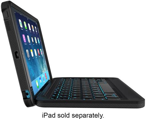 Best Buy Zagg Rugged Book Keyboard Folio Case For Apple Ipad Mini