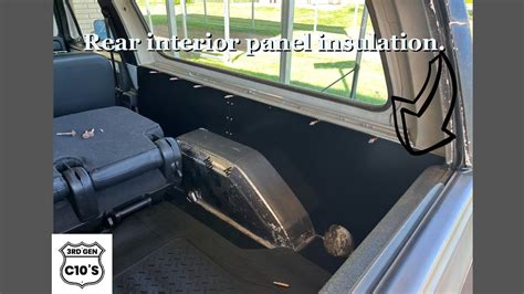 K Blazer Rear Interior Panel Insulation Youtube