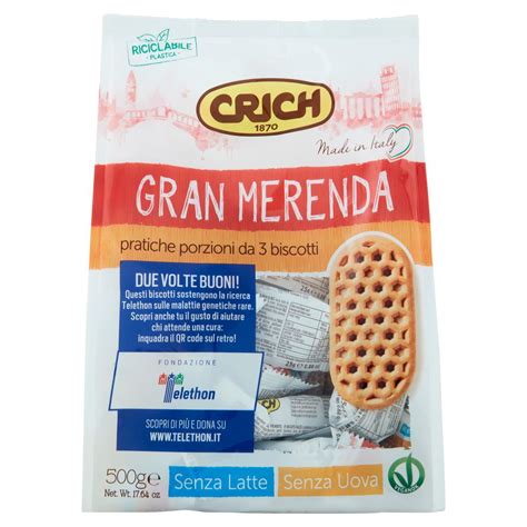 BISCOTTI GRAN MERENDA CRICH GR 500 Tigros