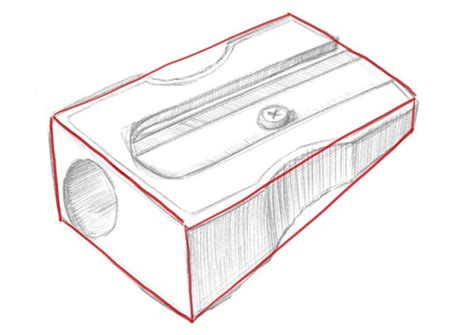 how to draw a pencil sharpener - Sun Hatton