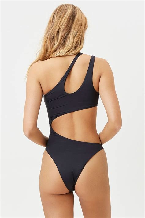 Makie Cheeky One Piece Swimsuit Black Cheeky One Piece Swimsuit Cheeky Bikini Bottoms Cheeky
