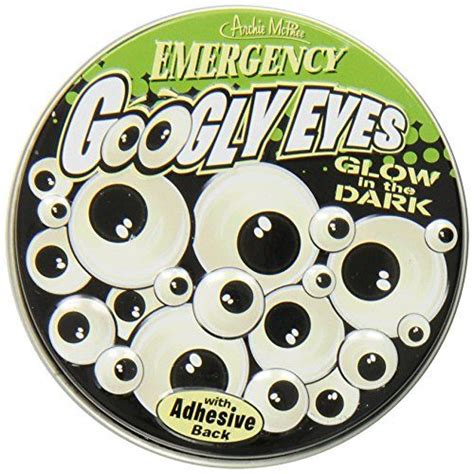 Accoutrements Emergency Glow In The Dark Googly Eyes Glow In The Dark