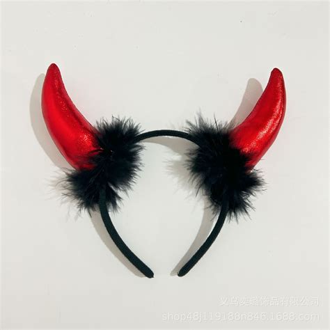 Halloween Glitter Ears Devil Horns Headband – Ever-Great