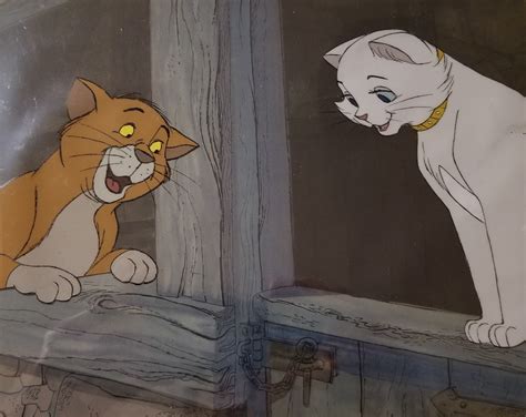 Original Walt Disney Production Cel From The Aristocats Featuring