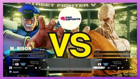 SFV CEVega555 ORO Vs Obiheart BISON STREET FIGHTER V CE High