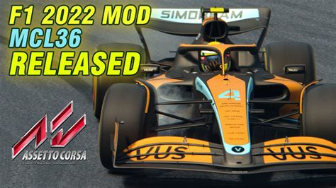 Sim Dream Development Assetto Corsa Grand Prix 2022 Mod Mcl36 Released