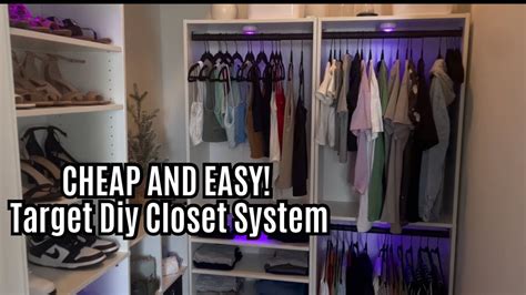 DIY CLOSET SYSTEM WITH BOOKSHELVES YouTube