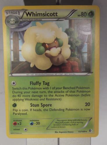 070PK015 Whimsicott 15 149 Boundaries Crossed Rare EBay