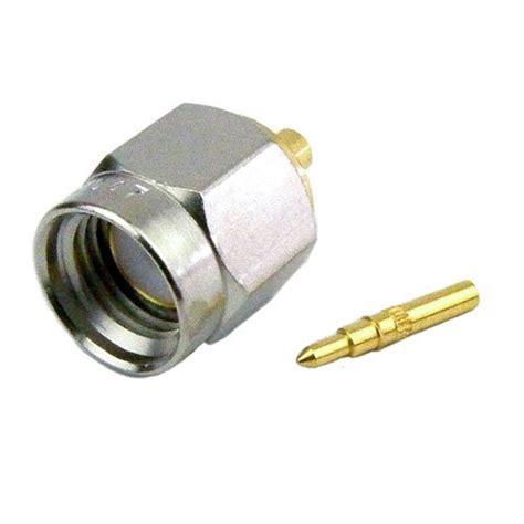 SMA Male Plug Connector For 047 SR Cable Solder