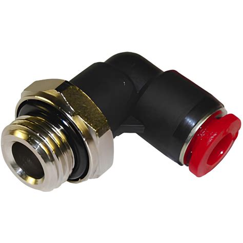 Norgren Push To Connect Tube X Male X Tube X Male BSPP Fitting 90