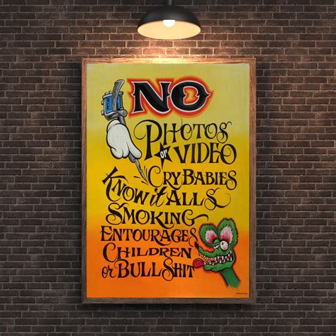 Tattoo Shop Sign I No Photos Tattoo Shop Print I Tattoo Shop Decor I ...