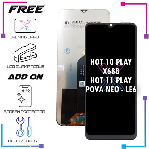 Lcd For Infinix Hot Play X Infinix Hot Play Tecno Pova Neo Le With Touch Screen