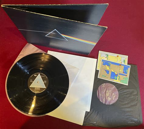 Pink Floyd Dark Side Of The Moon Solid Blue Triangle A2