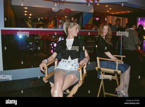 Wax Sculptures Of Cameron Diaz And Drew Barrymore At The Madame Tussauds Wax Museum In London