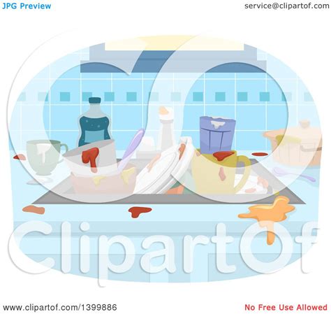 Dirty Dishes Sink Clip Art