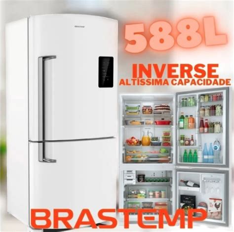 Geladeira Frost Free Brastemp Bre Branca Freezer L V Wt