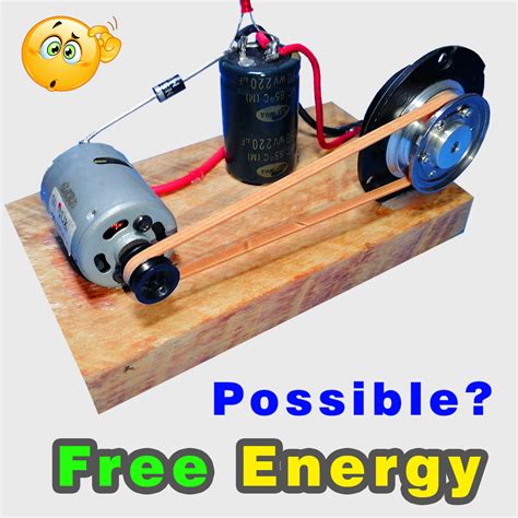 How To Make Free Energy Generator Self Running From A Two DC Motors