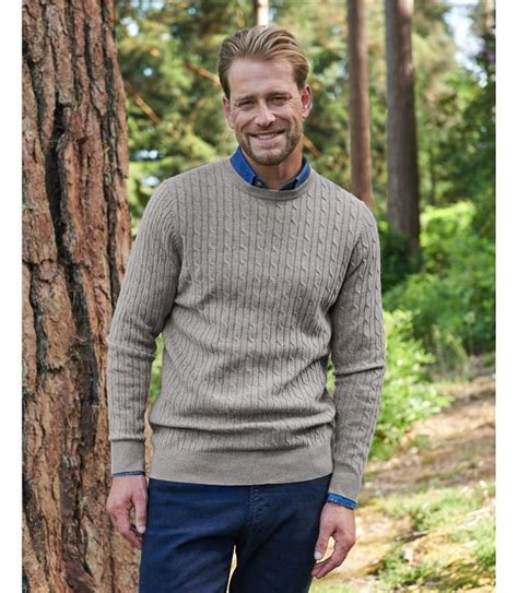 Navy Cashmere Merino Cable Jumper WoolOvers AU