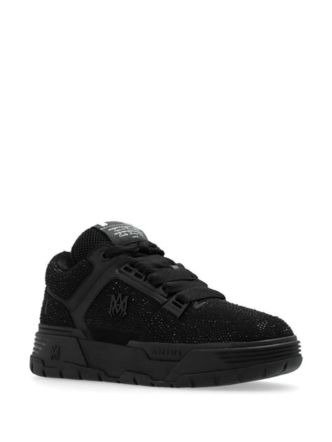 Amiri Crystal Ma 1 Embellished Sneakers Farfetch