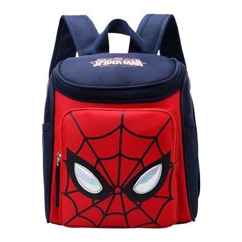 Sac Dos Spider Man Cole Maternelle Enfants Bleu R Sistant L