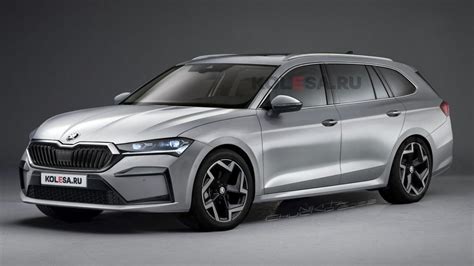 Skoda Superb Wagon 2023 sarà questo il suo aspetto finale RENDER