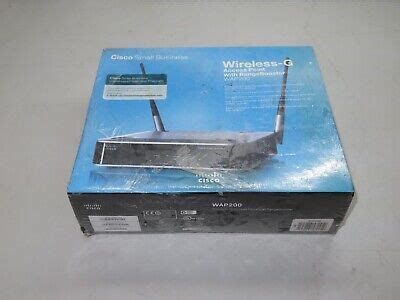 Cisco Small Business Wireless G Access Point With Rangebooster Wap